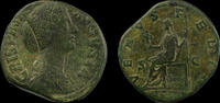 italie Sesterce Sestertius - Crispine - Rome 180-182. Venus Felix -