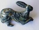 Gallo-Roman fibula in the shape of a hare. -