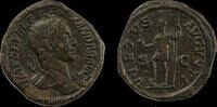 Italie Sertertius Severus Alexander. Sestertius, 228 AD, Rome. VIRTUS -