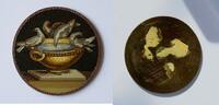 Micro-mosaic on copper : The Doves Of Pliny -