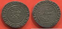 GROS 1417 Französische Königliche Münzen CHARLES VI 1380-1422   DIT FLORETTE 2e ÉMISSION ATELIER LYON (TREFFLE EN FIN DE LÉGENDE) DU  21 OCTOBRE ...
