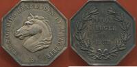 Ausländische Münzen JETON ALGÉRIE SECOND EMPIRE NAPOLÉON III 1852-1870 EN ARGENT MESSAGERIES GÉNÉRALES DE L'ALGÉRIE A/ TÊTE DE CHEVAL. R/ FONDÉE A ALGER -
