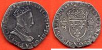 Französische Königliche Münzen TESTON HENRI II 1547-1559 1er TYPE A/HENRICVS 2 DEI GRA FRANCOR REX BUSTE A DROITE DU ROI , CUIRASSE , PORTANT UNE COURONNE FERMEE R/ -