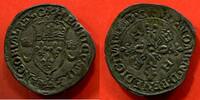 Französische Königliche Münzen DOUZAIN AUX CROISSANTS HENRI II 1547-1559 A/ HENRICVS DG FRANCORUM REX G ÉCU DE FRANCE COURONNE, ACCOSTE DE DEUX CROISSANTS COURONNES DIFFÉRENT D'ATE -