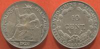 Ausländische Münzen 10 CENT INDOCHINE FRANÇAISE EN ARGENT 1928 A POIDS 2.70g ETAT SUPERBE / N° CATALOGUE : LECOMPTE168 -