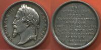 Médailles NAPOLÉON III 1852-1870 MÉDAILLE EN ARGENT INSTRUCTION PUBLIC ET DES CULTES POIDS 19.34 ET DIAMETRE 35mm ETAT TTB INFIMES COUPS S -