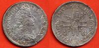 Französische Königliche Münzen ECU LOUIS XIV 1643-1715 ECU AUX 8L METAL ARGENT ANNEE 1692 A ATELIER PARIS * / N° CATALOGUE : G216 -