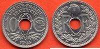 Moderne Französische Münzen 10 CENTIMES LINDAUER 1914 CENTIMES SOULIGNE METAL NICKEL TRES RARE * / N° CATALOGUE : G285 -