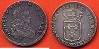 Französische Königliche Münzen 1/3 ECU LOUIS XV 1715-1774 - DE France REFORMATION ANNEE 1721 W ATELIER LILLE METAL ARGENT * / N° CATALOGUE : G306 -