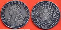Französische Königliche Münzen ECU LOUIS XV 1715-1774 - ECU AUX BRANCHES D OLIVIER 47747 EXEMPLAIRES ANNEE 1726 B ATELIER ROUEN METAL ARGENT * / N° CATALOGUE : G -