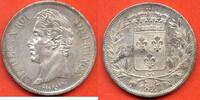 Französische Dezimalmünzen 5 FRANCS CHARLES X 2eme TYPE A L'EFFIGIE MODIFIEE ANNEE 1827 MA ATELIER MARSEILLE METAL ARGENT * / N° CATALOGUE : G644 -