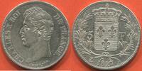 Französische Dezimalmünzen 5 FRANCS CHARLES X SECOND TYPE D'EFFIGIE ANNÉE 1827 A ATELIER PARIS MÉTAL ARGENT ÉTAT TTB+ MONNAIE AVEC TRACE DE NETTOYAGE / N° CATALOGU -