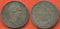 Französische Dezimalmünzen 5 FRANCS LOUIS-PHILIPPE 1er EN ARGENT TÊTE NUE TRANCHE EN RELIEF 1831 A ATELIER PARIS ÉTAT TTB+ / N° CATALOGUE : G676a -