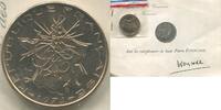Moderne Französische Münzen 10 FRANCS CINQUIÈME REPUBLIQUE TYPE MATHIEU 1974 ESSAI TRANCHE A MÉTAL CUPRO-NICKEL-ALU TIRAGE 7300 EXEMPLAIRES ETAT FDC MONNAIE VENDU A -