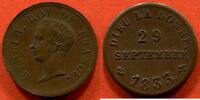 Französische Dezimalmünzen 1/2 FRANC HENRI V PRETENDANT 1820-1883 MODULE EN BRONZE 1833 POIDS 2.51g / N° CATALOGUE : G89-405 -
