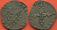 Französische Königliche Münzen SOL CHARLES IX 1560-1574 DOUBLE SOL PARISIS 1571 ATELIER I LIMOGES A/ CAROLVS IX DG FRANCO REX, TROIS LIS POSES 2 ET 1, SOUS UNE COU -