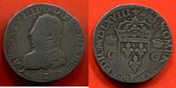 Französische Königliche Münzen TESTON CHARLES IX 1560-1574 1er TYPE 1568 (DU 17 AOUT 1561) A/ CAROLVS VIIII D G FRANCO REX BUSTE A GAUCHE DU ROI, LAURE ET CUIRASSE -