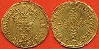 1643 ECU 1639 Französische Königliche Münzen LOUIS XIII 1610-  D OR AU SOLEIL 1639 N ATELIER MONTPELLIER CERCLE A L INTERIEUR DE L AVERS ET DU RE...