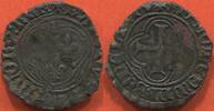 Französische Königliche Münzen DOUBLE TOURNOIS CHARLES VIII 1483-1498 1er TYPE LÉGENDE SIT NOMEN DNI BENEDICTV , ATELIER A DÉTERMINER POIDS 1.08g ETAT TB/TTB / N° CATALOGUE -