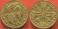 1/2 LOUIS D OR 1641 Französische Königliche Münzen LOUIS XIII 1610-1643   A LA MÈCHE LONGUE ANNÉE 1641 A ATELIER PARIS POIDS 3.37g ETAT SUPERBE M...