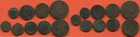 Lots BRONZE LOT DE 8 MONNAIES EN FRANÇAISE ET UNE ETRANGERE A VOIR ET A RÉPERTORIER LOT ZX -