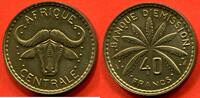 Ausländische Münzen 40 FRANCS ESSAI AFRIQUE CENTRALE DE LAY 1958 POIDS 8.03g 33 EXEMPLAIRES / N° CATALOGUE : LECOMPTE25 -