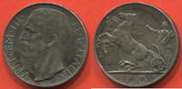Ausländische Münzen 10 LIRE ITALIE EN ARGENT VICTOR EMMANUEL III 1928 POIDS 10g ÉTAT TTB+ / N° CATALOGUE : KM68.1 -