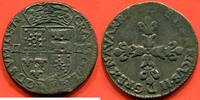 Französische Königliche Münzen QUART D'ECU ROYAUME DE NAVARRE HENRI III A/ GRATIA DEI SVM Q D SVM 1587 ECUSSON COURONNE A NEUFS QUARTIERS, ACCOSTE DE II-II R/ HENRICVS I -