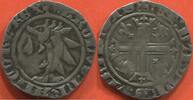 Französische Königliche Münzen GROS DAUPHINÉ DAUPHIN DU VIENNOIS CHARLES V NON DATÉ MÉTAL BILLON A/ KROLVS FRANCORV REX, DAUPHIN A GAUCHE. R/ ET DALPHS VIENESIS, -