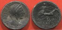 DENIER  Antike Münzen RÉPUBLIQUE ROMAINE FAMILLE MARCIA C.LIMETANUS   EN ARGENT A/ VENUS LA TÊTE VIEILLI A DROITE R/ C.LIMETA A COTER D UN BIGE  ...