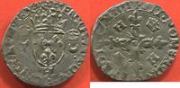 Französische Königliche Münzen DOUZAIN AUX CROISSANTS HENRI II 1547-1559 1551 I ATELIER LIMOGES A/ HENRICVS 2 DGG FRANCORV REX, ÉCU DE FRANCE COURONNÉ, ACCOSTÉ DE DEUX CROISSANTS C -