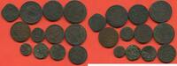 Lots BRONZE ESPAGNE TRÈS JOLIE LOT DE 12 MONNAIES ANCIENNES EN A VOIR ET A REPERTORIER LOT 19 -