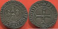 Französische Königliche Münzen BLANC FÉODALES - BRETAGNE JEAN V (1399-1442) AUX QUATRE MOUCHETURES D'HERMINE EN ARGENT NON DATÉ, ATELIER N NANTES. POIDS 2.66g ETAT -