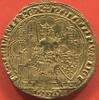 Französische Königliche Münzen PHILIPPE VI DE VALOIS 1328-1350 ÉCU D'OR A LA CHAISE 1e ÉMISSION 1 JANVIER 1337 A/ PHILIPPVS DEI GRA FRANCORVM REX, LE ROI ASSIS -