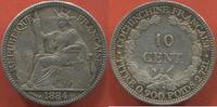 Ausl&auml;ndische M&uuml;nzen 10 CENT 1884 COCHINCHINE  EN ARGENT 1884 A FAISCEAU ... 104.15 US$  +  34.72 US$ shipping