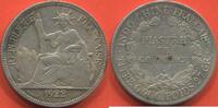 Ausländische Münzen 1 PIASTRE INDOCHINE DE COMMERCE EN ARGENT ANNÉE 1922 H ATELIER HEATON POIDS 26.85g ETAT TTB / N° CATALOGUE : LECOMPTE299 -