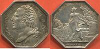Médailles JETON LOUIS XVIII 1815-1824 EN ARGENT ASSURANCE GENERALE PARIS 1818 POIDS 13.43g ETAT SUPERBE TRÈS JOLIE -
