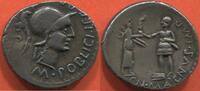 Antike Münzen DENIER POMPE LE JEUNE 79-45 AV J-C EN ARGENT A/ M POBLICI LEG PRO PR (MARCUS POBLICIUS LEGATUS PRO PRAETORE) TÊTE DE LA DÉESSE ROME A -