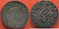 Französische Königliche Münzen 4 SOLS LOUIS XIV 1643-1715 DIT DES TRAITANTS 1676 D ATELIER VIMY POIDS 1.63g ETAT TTB / N° CATALOGUE : G103 -