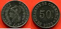 Ausländische Münzen 50 CENTIMES ALGÉRIE BONE ESSAI MAILLECHORT ROND ND POIDS 2.72g / N° CATALOGUE : LECOMPTE217 -