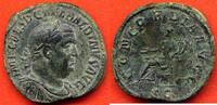 Antike Münzen SESTERCE BALBIN 238 AP JC A/ IMP CAES D CAEL BALBINVS AVG SON BUSTE RADIE, DRAPE ET CUIRASSE A DROITE R/ CONCORDIA AVGG SC LA CONCORDE -