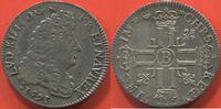 Französische Königliche Münzen LOUIS XIV 1643-1715 1/4 ÉCU AUX 8L EN ARGENT ANNÉE 1691 B ATELIER ROUEN REFORMATION POIDS 6.64g ETAT TTB A SUPERBE MONNAIE AVEC -