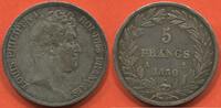 Französische Dezimalmünzen 5 FRANCS LOUIS-PHILIPPE 1er EN ARGENT TÊTE NUE TRANCHE EN RELIEF 1830 A ATELIER PARIS ÉTAT TTB+ / N° CATALOGUE : G676a -