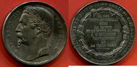 Médailles NAPOLEON III 1852-1870 MEDAILEE EN ARGENT LA SAVOIE ET LE COMTE DE NICE CEDES A LA FRANCE A/ NAPOLEON III EMPEREUR TETE LAUREE A -