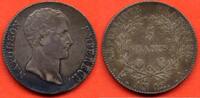 Französische Dezimalmünzen 5 FRANCS NAPOLEON EMPEREUR ANNEE AN12 A ATELIER PARIS METAL ARGENT TRANCHE A * / N° CATALOGUE : G579 -