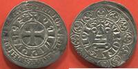 Französische Königliche Münzen GROS TOURNOIS PHILIPPE IV DIT LE BEL 1285-1314 A L'O LONG MÉTAL ARGENT A/ PHILIPPVS REX, CROIX, LÉGENDE EXTÉRIEURE BNDICTV ETC. R/ TVRONVS C -