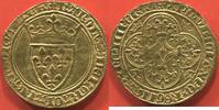 Französische Königliche Münzen CHARLES VI 1380-1422 ÉCU D'OR A LA COURONNE 4e ÉMISSION POIDS 3.84g ETAT TTB / N° CATALOGUE : DUP369C -