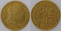1/2 Louis d or 1709 A LOUIS XIV (1643-1715) Monnaie Royales, Louis XIV  au Soleil 1709 A, KM# 388.1 