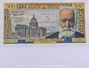 5 NF sur 500 Francs Victor Hugo 5 NF sur 500 Francs Victor Hugo 12.2.1959, Z.121/68675, TTB/TTB+ -