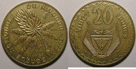 Rwanda 20 Francs Monnaie étrangère, Rwanda ESSAI, SUP+/SPL -